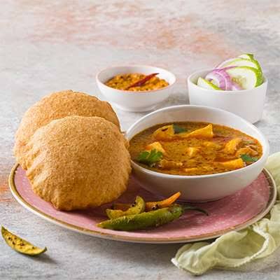 Puri Sabji (4 Pcs)